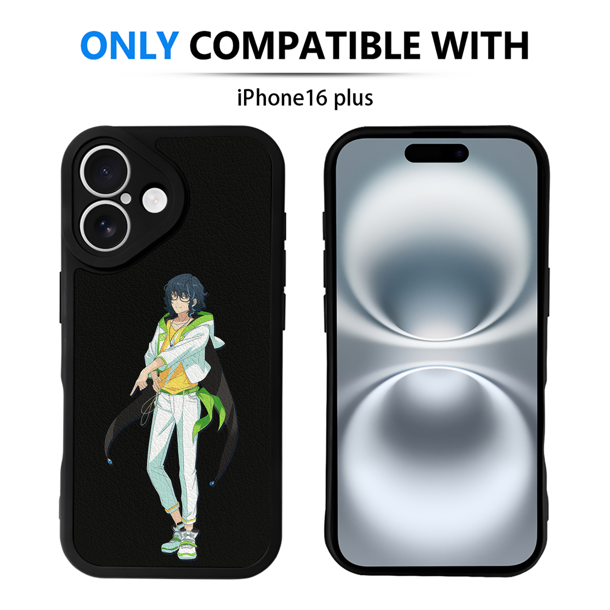 （画像用） あんさんぶるスターズ! Ensemble Stars 【iPhone 16シリーズ対応】シリコンスマホケース（レザー調） 材質：シリコン